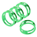 Maxbell 4 Pieces Bike Bicycle Headset Spacer 28.6mm Front Fork Stem Washer Green
