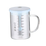 Maxbell Coffee Mugs Automatic with Lid Coffee Blender Electric for Tea Blue