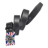 Maxbell Retro cowgirl Belt PU Leather for Business Boyfriend Husband Black