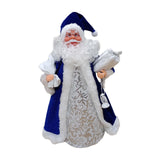 Maxbell Christmas Santa Party Favors Decoration Standing for Holiday Festival Indoor Blue