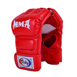 Maxbell Boxing Training Gloves Taekwondo MMA Punching Martial Half Finger Mitts Red