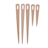 Max 5pcs wooden weaving knitting shuttle stick needle shape DIY tool 11/20cm