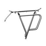 Maxbell Bicycle Rear Cargo Rack Biking 75kg Heavy Duty Aluminum Alloy Rear Bike Rack Gray
