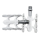Maxbell 1 Pair Aluminium Alloy Mountain Road Bike Bearings Treadle Pedals Silver