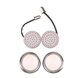 Maxbell 2pc Motorcycle LED Amber Front Turn Signal Lights Indicators for Harley