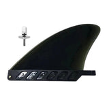 Maxbell Surfboard Fins Soft Top Single Center Fins Stand up Paddle Boards Single Fin Black