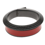 Max Maxb Car Fender Arch Wheel Eyebrow Strip Protector Trim Black Carbon Fiber 4.5cm