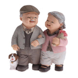 Max Lover Couple Fairy Doll House Miniatures Landscape Leading Dog