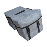 Maxbell Bicycle Double Panniers Grocery Bag Bicycle Saddle Bag for Cycling Traveling