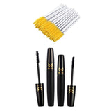 Max Natural Black 3D Curling Eyelash Makeup Mascara & 50 Disposable Applicator MZTZ0055