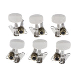Max Maxb Tuning Pegs Tuners Plastic Machine Heads for Acoustic Folk Guitar 6Pcs