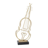 Maxbell Abstract Musical Instrument Ornament Luxury for Tabletop Christmas Musician Violin