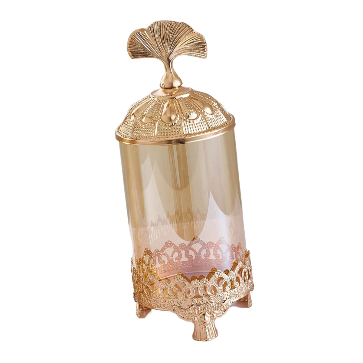 Maxbell Candy Dishes Cookie Jar Creative Elegant Candy Jar for Living Room Desk Home M