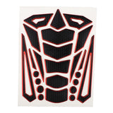 Max Anti-Slip Tank Pad Knee Protectors Gas Tank Stickers for Motorcycle Red