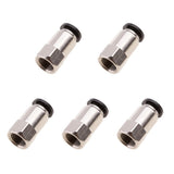 Max 5PCS Air Water Hose Tube Push In Female Thread Pneumatic Fittings DPCF6-01