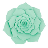 Maxbell DIY Rose Paper Flowers Wall Art Backdrop Wedding Birthday Party Decor Green