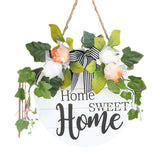 Maxbell Welcome Door Sign Wreaths Front Door Sign Decorations for Home Thanksgiving