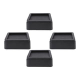 Maxbell 4 Pieces Furniture Bed Risers Square Bed Raising Blocks for Desk Table Couch