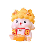 Maxbell Money Box Holder Decorative Figurine Sophiscated Piggy Bank for Theme Party Yellow L