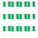 Maxbell 12PCS Flag Flags Banner Hand Waving Flag National Pride Flag Nigeria
