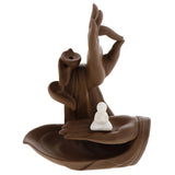 Max Monk Censer Ceramic Waterfall Backflow Buddha Hand Incense Burner Style 02 - Aladdin Shoppers