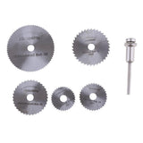 Max 6 Pieces Mini Micro Small High Speed Steel Circular Saw Blade Disc Wheel