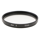 Max Camera Lens Star Filter Special Effect 6-Point for Canon Nikon Sony 52mm