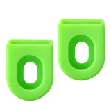 Maxbell 2x Road Bicycle Crank Boots Silicone Wrap Bike Crank Arm Protector Sleeve Green