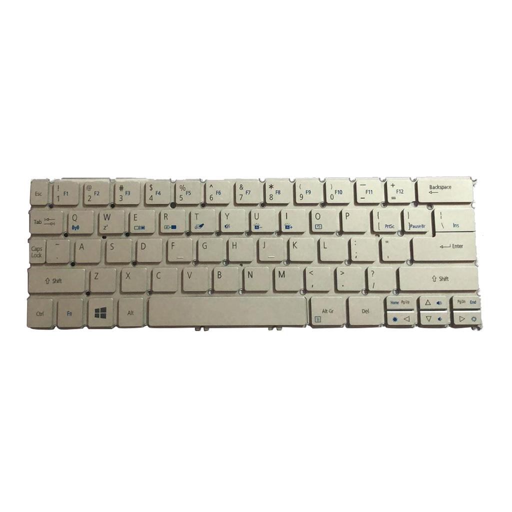 Maxbell Replacement US English Layout Keyboard White for Acer Aspire P3-131 P3-171