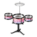 Maxbell Beginners Kids Drum Set Musical Instrument Music Toy for Kids Children's Day 3 Tom