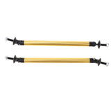 Max Maxb Front/Rear Adjustable Wind Splitter Bumper Chin Lip Rod Support 150mm Gold