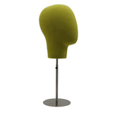 Maxbell Mannequin Head Professional Adjustable Durable for Headphones Hat Hairpiece Green