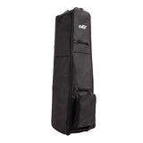 Maxbell Portable golf Bag with Wheels Carrier Aviation Bag Folding Black