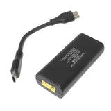 Max Portable Square to Tpye-C Female to Male Adapter Converter Laptop Charger
