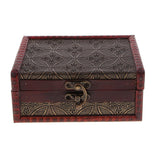 Max Vintage Wooden Trinket Jewelry Storage Box Treasure Case Organizer A