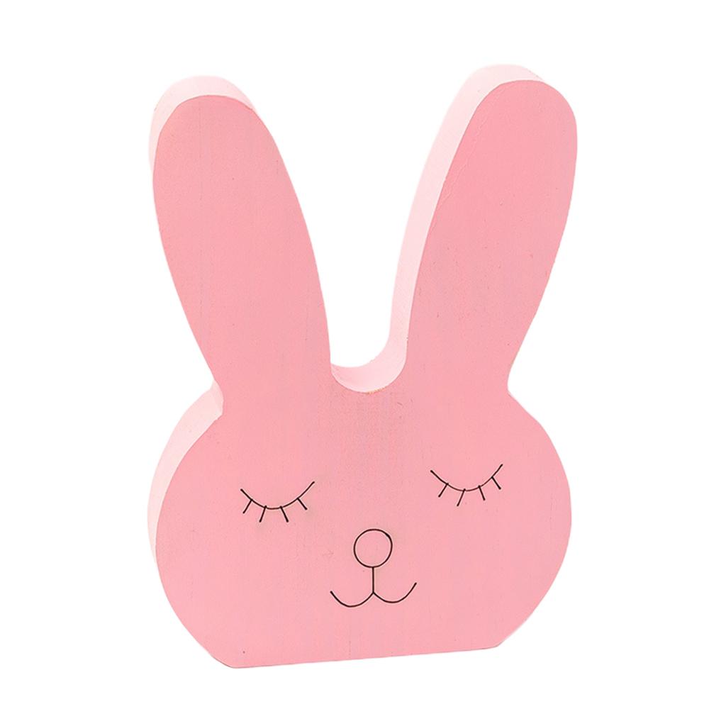 Maxbell Nordic Style Lovely Rabbit Desktop Decorative Ornament for Bedroom  Pink