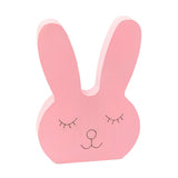 Maxbell Nordic Style Lovely Rabbit Desktop Decorative Ornament for Bedroom  Pink