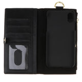 Max Maxb 2in1 Multi-Function iPhone X/7/8 Samsung S9 Protective Leather Case Wallet Black