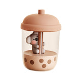 Maxbell Mini Air Humidifier Koala Bubble Tea Shaped Personal Humidifiers for Home Coffee