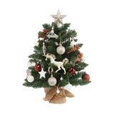 Maxbell Maxbell Mini Christmas Tree Artificial with Hanging Ornaments Small for Handicraft