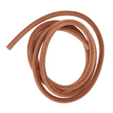 Maxbell 1m Round Leather Cord Thread For Kumihimo Jewelry Bracelets Making 6mm