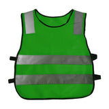 Maxbell Hi Vis Child Safety Reflective Vest Waistcoat Traffic Work Cycling Clothes green