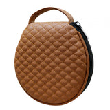 Maxbell Portable CD Wallet Case Organizer PU 20 Capacity Prevent Scratch Brown