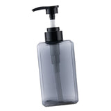 Maxbell 1Pack Liquid Soap Dispenser Empty Bottle for Tabletop Wash Room Hand Soap 450ml Gray