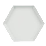 Maxbell Polygon Combination Fruit Plate Geometric Shape Snack Storage Tray Grey M