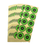 Maxbell Splatter Targets Reactive Paper Target Stickers for Archery Training Outdoor Green