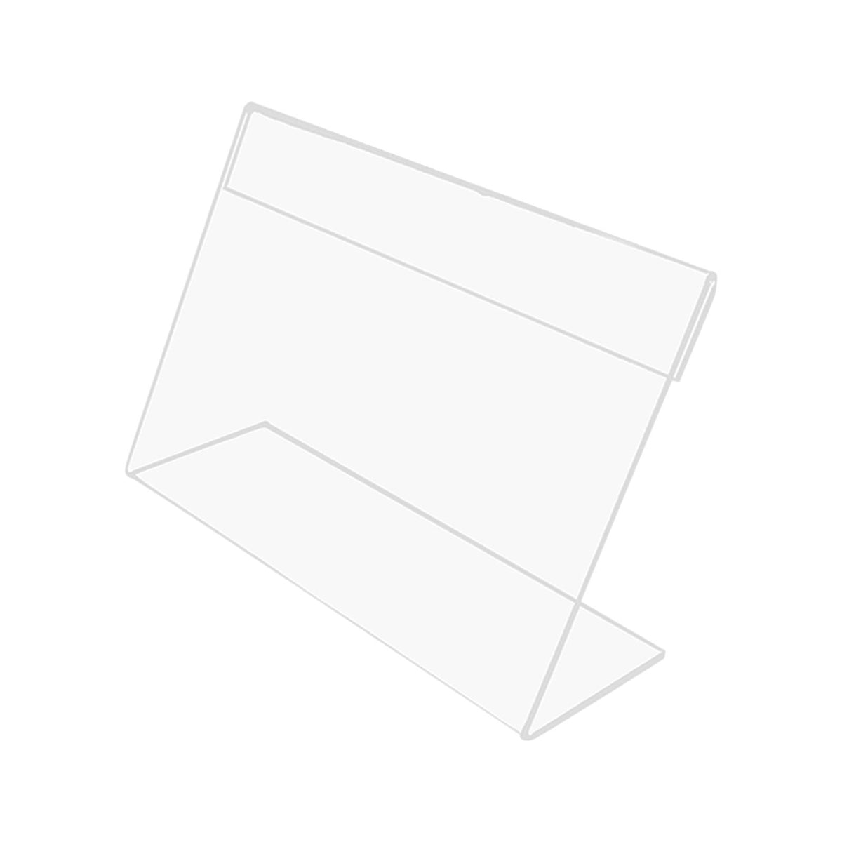 Maxbell Mini Sign Display Holder Clear Desktop for Reception Office Party Decoration 4cmx7cm