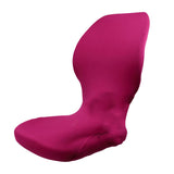 Max Maxb Elastic Swivel Computer Chair Cover Office Seat Slipcover Protector Rose Red