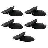 Maxbell 5Pairs Womens Bra Inserts Pads Soft Swimsuit Padding Inserts Breast Cups Black