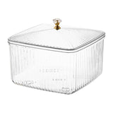 Maxbell European Style Fruit Serving Tray Cans Multi Use with Lid for Counter Party Clear